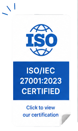 ISO/IEC 27001:2023 Certified